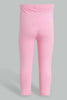 Redtag-Pink-Solid-Legging-Leggings-Infant-Girls-3 to 24 Months