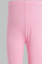 Load image into Gallery viewer, Redtag-Pink-Solid-Legging-Leggings-Infant-Girls-3 to 24 Months
