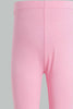 Redtag-Pink-Solid-Legging-Leggings-Infant-Girls-3 to 24 Months