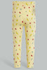 Redtag-Yellow-Printed-Legging-Leggings-Infant-Girls-3 to 24 Months