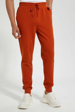 Load image into Gallery viewer, Redtag-Rust-Pique-Jog-Pant-Joggers-Men&#39;s-
