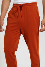 Load image into Gallery viewer, Redtag-Rust-Pique-Jog-Pant-Joggers-Men&#39;s-
