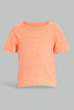 Redtag-Blue-And-Pink-Snow-Yarn-T-Shirt-(2-Pack)-Plain-Infant-Boys-3 to 24 Months