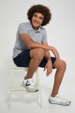 تنزيل الصورة على معرض الصور، Redtag-Black-Jogger-Short-Chino-Shorts-Senior-Boys-9 to 14 Years
