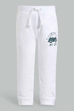 Load image into Gallery viewer, Redtag-White-Active-Pants-With-Placement-Print-Active-Pants-Infant-Boys-3 to 24 Months
