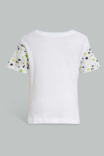 تنزيل الصورة على معرض الصور، Redtag-White-Splatter-Tshirt-And-Black-Short-Basic-Casual-Set-Sets-Infant-Boys-3 to 24 Months
