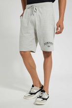 تنزيل الصورة على معرض الصور، Redtag-Ecru-Terry-Short-With-Placement-Print-Active-Shorts-Men&#39;s-
