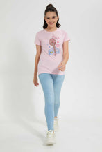 تنزيل الصورة على معرض الصور، Redtag-Pink-Basic-T-Shirt-Graphic-T-Shirts-Senior-Girls-9 to 14 Years
