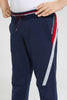 Redtag-Grey-Rib-Stripe-Interlock-Track-Pant-Joggers-Boys-2 to 8 Years