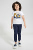 Redtag-Grey-Rib-Stripe-Interlock-Track-Pant-Joggers-Boys-2 to 8 Years