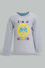 Load image into Gallery viewer, Redtag-Grey-And-Red-Gaming-4-Pack-Pyjama-Set-Set-Pyjama-Sets-Infant-Boys-3 to 24 Months
