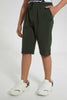 Redtag-Olive-Pique-Active-Short-Active-Shorts-Senior-Boys-9 to 14 Years