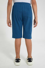 Load image into Gallery viewer, Redtag-Indigo-Pique-Active-Short-Active-Shorts-Senior-Boys-9 to 14 Years
