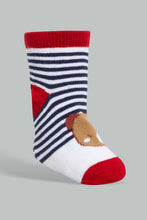 Load image into Gallery viewer, Redtag-Red-Bear-Print-4-Pack-Socks-(Ankle-Length)-Ankle-Socks-Infant-Boys-3 to 24 Months
