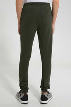 Load image into Gallery viewer, Redtag-Olive-Pique-Active-Pants-Joggers-Senior-Boys-9 to 14 Years
