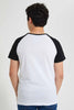 Redtag-White-Raglan-T-Shirt-Embellished-T-Shirts-Senior-Boys-9 to 14 Years