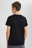 Redtag-Black-Space-Golf-T-Shirt-Graphic-T-Shirts-Senior-Boys-9 to 14 Years