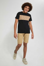 تنزيل الصورة على معرض الصور، Redtag-Beige-Pull-On-Trouser-Short-Chino-Shorts-Senior-Boys-9 to 14 Years
