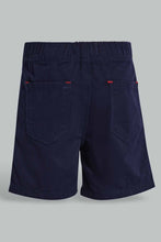 تنزيل الصورة على معرض الصور، Redtag-Navy-Trouser-Pull-On-Short-Pull-On-Shorts-Infant-Boys-3 to 24 Months
