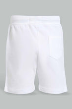 Load image into Gallery viewer, Redtag-White-Active-Short-Active-Shorts-Infant-Boys-3 to 24 Months
