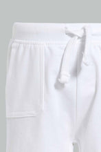 Load image into Gallery viewer, Redtag-White-Active-Short-Active-Shorts-Infant-Boys-3 to 24 Months
