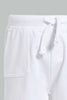 Redtag-White-Active-Short-Active-Shorts-Infant-Boys-3 to 24 Months