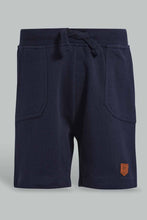 تنزيل الصورة على معرض الصور، Redtag-Navy-Active-Short-Active-Shorts-Infant-Boys-3 to 24 Months
