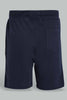 Redtag-Navy-Active-Short-Active-Shorts-Infant-Boys-3 to 24 Months