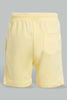 Redtag-Yellow-Active-Short-Active-Shorts-Infant-Boys-3 to 24 Months