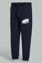 تنزيل الصورة على معرض الصور، Redtag-Navy-Active-Pant-Joggers-Infant-Boys-3 to 24 Months
