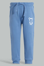 تنزيل الصورة على معرض الصور، Redtag-Petrol-Blue--Active-Pant-Joggers-Infant-Boys-3 to 24 Months
