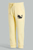 Redtag-Yellow-Active-Pant-Joggers-Infant-Boys-3 to 24 Months