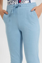 Load image into Gallery viewer, Redtag-Lt-Blue-Basic-Track-Pant-Joggers-Senior-Girls-9 to 14 Years
