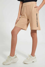 Load image into Gallery viewer, Redtag-Beige-Basic-Track-Pant-Joggers-Senior-Girls-9 to 14 Years
