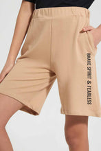 Load image into Gallery viewer, Redtag-Beige-Basic-Track-Pant-Joggers-Senior-Girls-9 to 14 Years
