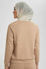 Redtag-Beige-Top-Plain-With-Side-Stripe-Tops-Women's-