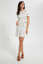 تنزيل الصورة على معرض الصور، Redtag-Assorted-Floral-Print-Short-Sleeve-Dress-Dresses-Women&#39;s-
