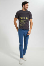 تنزيل الصورة على معرض الصور، Redtag-Grey-Graphic-T-Shirt-Graphic-T-Shirts-Men&#39;s-
