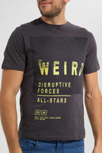 تنزيل الصورة على معرض الصور، Redtag-Grey-Graphic-T-Shirt-Graphic-T-Shirts-Men&#39;s-
