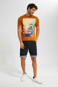 Redtag-Orange-Graphic-T-Shirt-Category:T-Shirts,-Colour:Orange,-Filter:Men's-Clothing,-Men-T-Shirts,-New-In,-New-In-Men-APL,-Non-Sale,-RMD-add,-S22C,-Section:Men,-TBL-Men's-