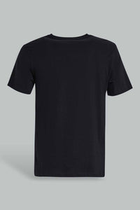 Redtag-Black-Graphic-T-Shirt-Category:T-Shirts,-Colour:Black,-Filter:Men's-Clothing,-Men-T-Shirts,-New-In,-New-In-Men-APL,-Non-Sale,-S22C,-Section:Men,-TBL-Men's-