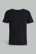 Load image into Gallery viewer, Redtag-Black-Graphic-T-Shirt-Category:T-Shirts,-Colour:Black,-Filter:Men&#39;s-Clothing,-Men-T-Shirts,-New-In,-New-In-Men-APL,-Non-Sale,-S22C,-Section:Men,-TBL-Men&#39;s-
