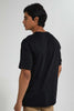 Redtag-Black-Oversize-T-Shirt-With-Pu-Pocket-Graphic-Prints-Men's-