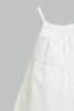 Redtag-White-Tierd-Strappy-Dress-Dresses-Infant-Girls-3 to 24 Months