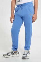 Load image into Gallery viewer, Redtag-Blue-Mel-Table-Active-Pant-Joggers-Senior-Boys-9 to 14 Years
