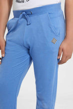 Load image into Gallery viewer, Redtag-Blue-Mel-Table-Active-Pant-Joggers-Senior-Boys-9 to 14 Years
