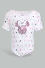 Load image into Gallery viewer, Redtag-Pink-Minnie-Mouse-3-Pieces-Hanging-Gift-Set-Gift-Sets-Baby-0 to 12 Months
