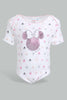 Redtag-Pink-Minnie-Mouse-3-Pieces-Hanging-Gift-Set-Gift-Sets-Baby-0 to 12 Months