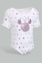 Load image into Gallery viewer, Redtag-Pink-Minnie-Mouse-3-Pieces-Hanging-Gift-Set-Gift-Sets-Baby-0 to 12 Months
