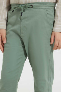 Redtag-Mint-Pullon-Trouser-With-Waistband-Chino-Trousers-Boys-2 to 8 Years